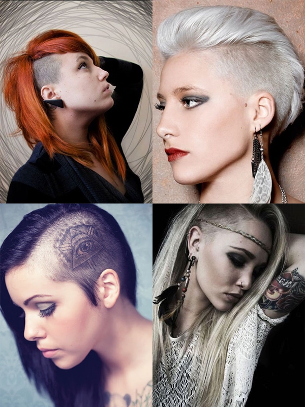 one side shaved hairstyles1