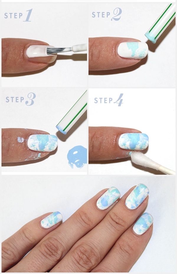 nail art with tube