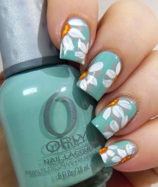 daisy nail art ideas (16)