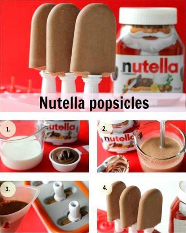 nutella popsicles