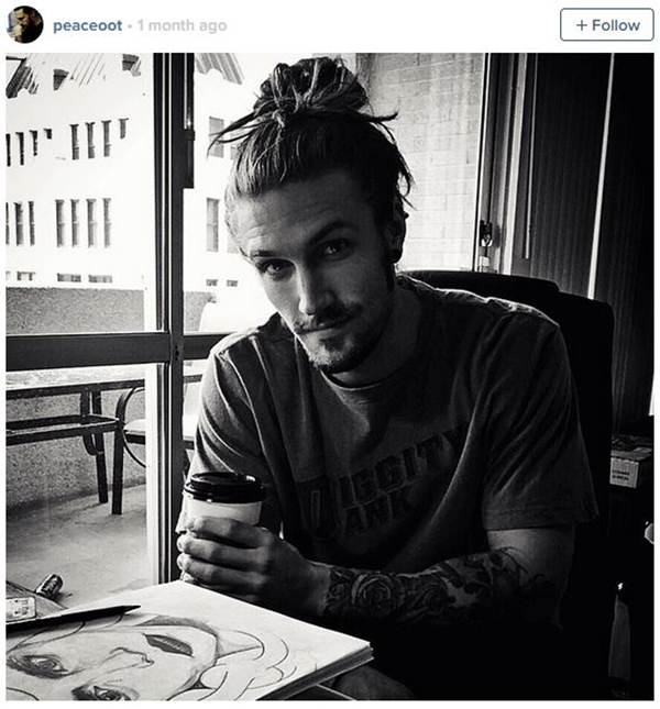 manbun hairstyle on instagram peaceoot