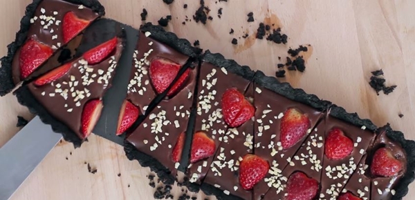 chocolate strawberry tart2