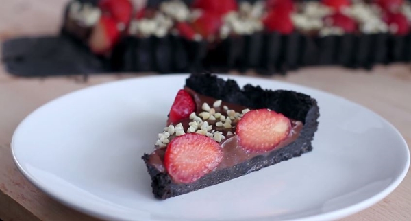 chocolate strawberry tart3