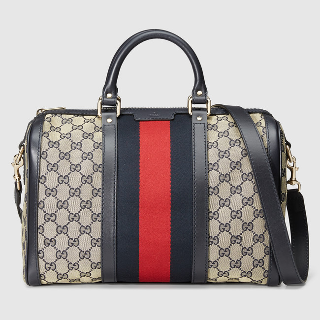 Gucci Vintage-Web-Original-GG-boston-bag