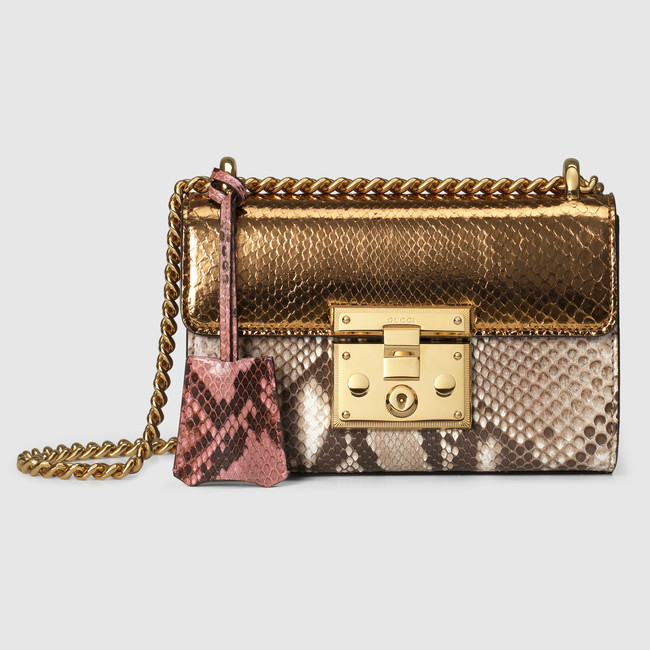 Padlock-python-shoulder-bag