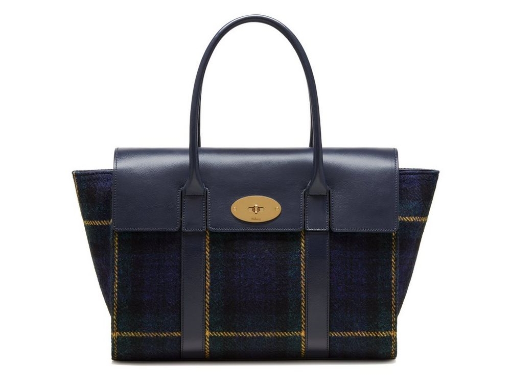 Navy Tartan Wool