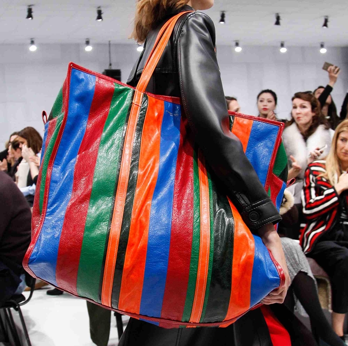 Balenciaga-Multicolor-Striped-Oversized-Tote-Bag-Fall-2016