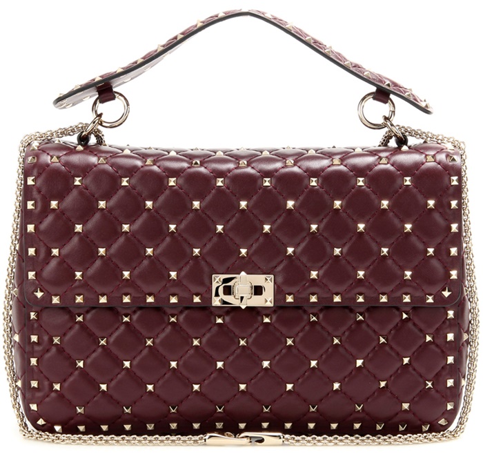 Valentino-Large-Rockstud-Spike-Quilted-Bag-burgundy