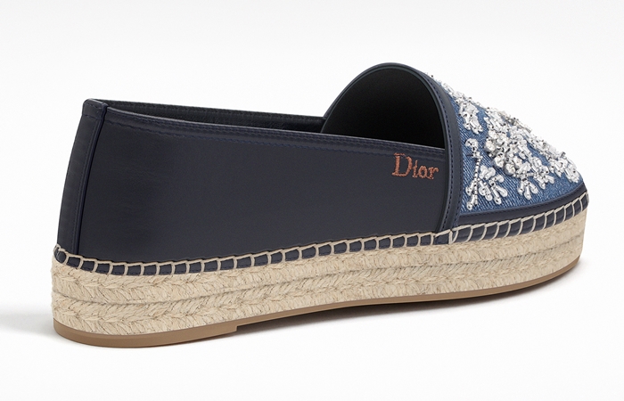 Dior Espadrille Denim Nappa 3