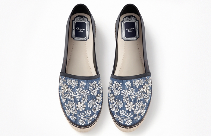 Dior Espadrille Denim Nappa 4