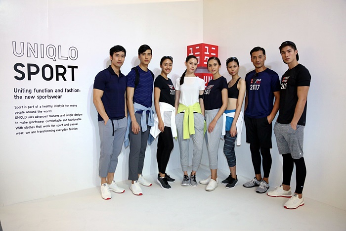 นางแบบ-นายแบบในคอลเลคชั่น UNIQLO SPORT 17SS