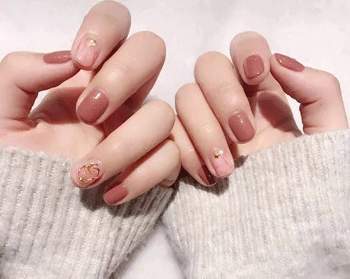 pink nude nail arts (4)