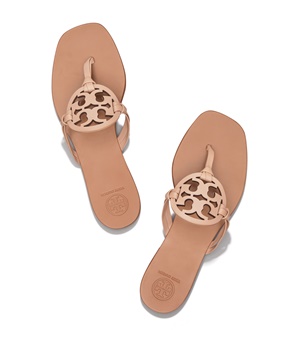 TB Miller Square Toe Sandal 47048 in Natural Vachetta