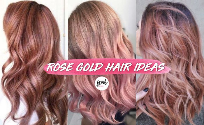 rose gold hair ideas