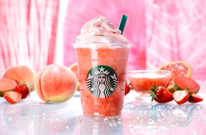 starbucks peach pink fruits frappucino (1)