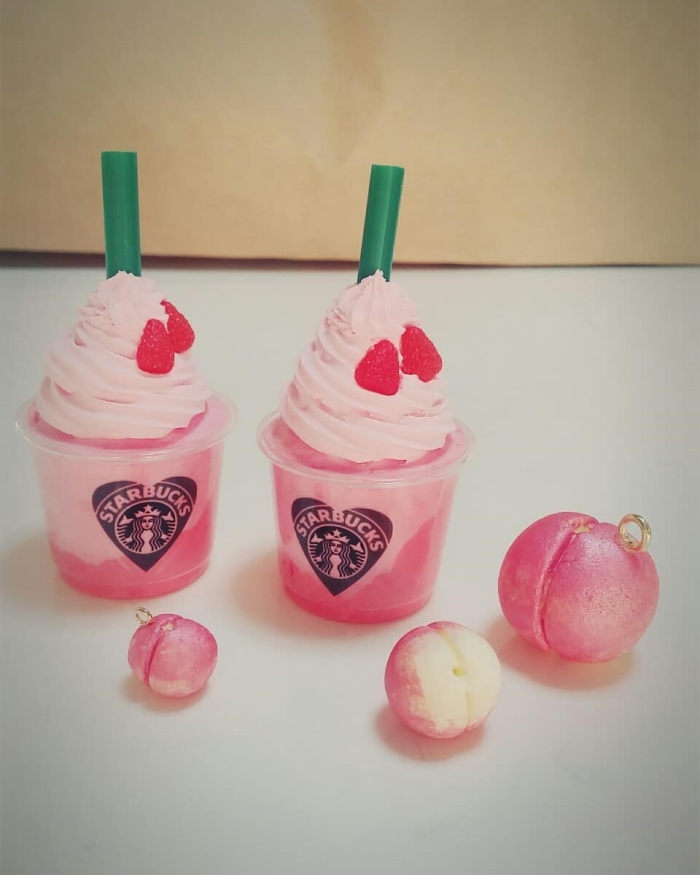 starbucks peach pink fruits frappucino (3)