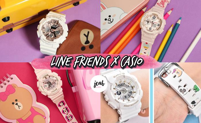 LINE FRIENDS X CASIO Baby G G Shock JEAB