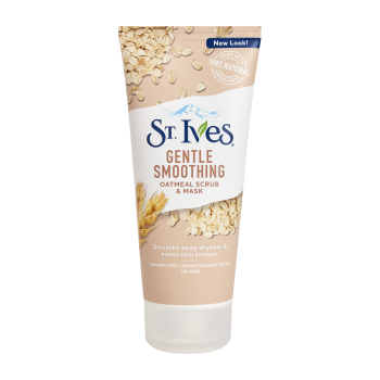 batch_0St. Ives Gentle Smoothing Oameal Scrub & Mask