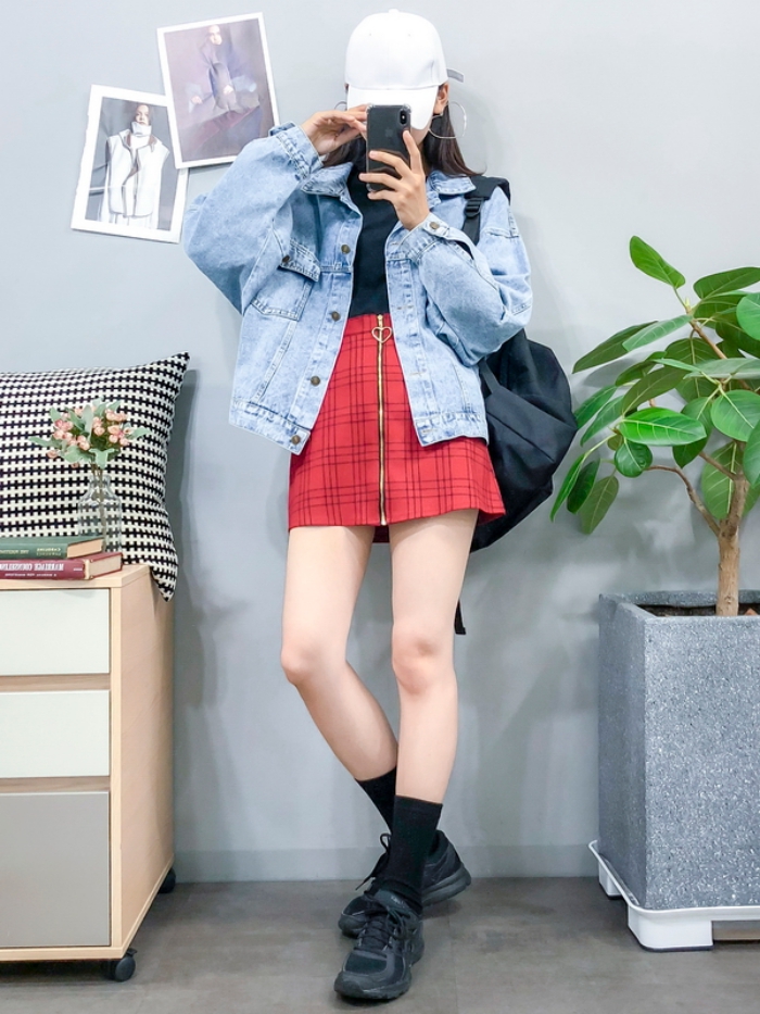 Korean Daily Fashion%0ACasual Selfie Look💙07