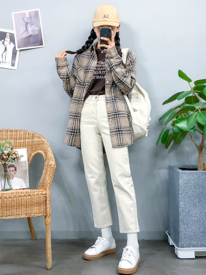 Korean Daily Fashion%0ACasual Selfie Look💙15