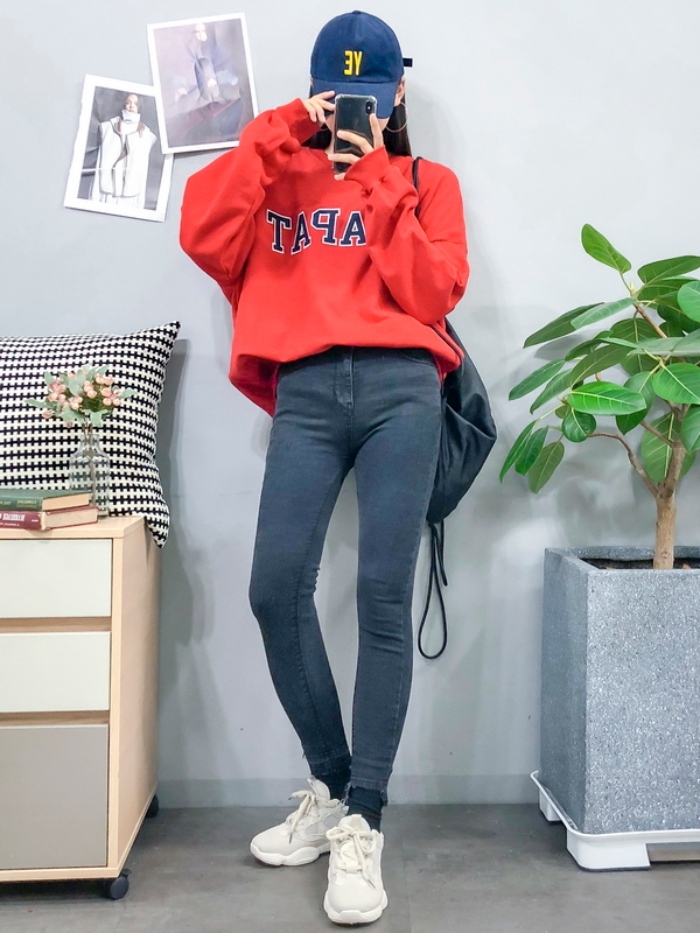 Korean Daily Fashion%0ACasual Selfie Look💙16