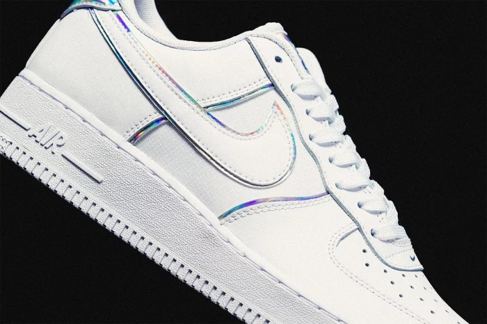 Nike's Latest Air Force 1 Shines with Iridescent Details03