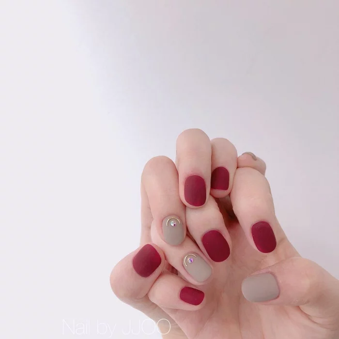 red tone nail for chinese new year (12)