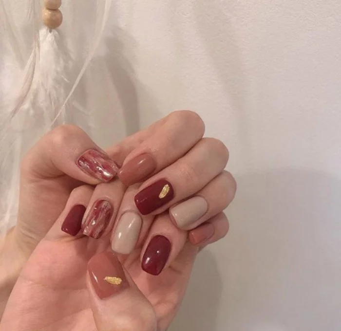 red tone nail for chinese new year (5)