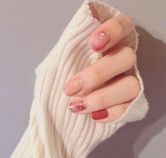 red tone nail for chinese new year (7)