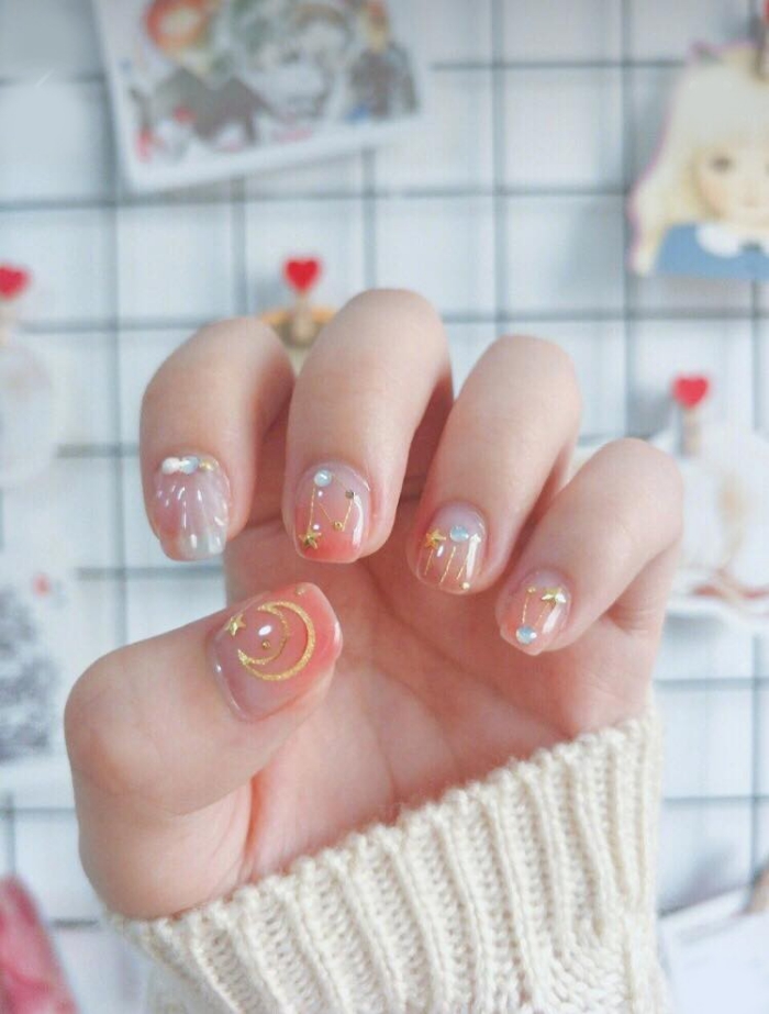 Sailor Moon inspired Nail ideas01