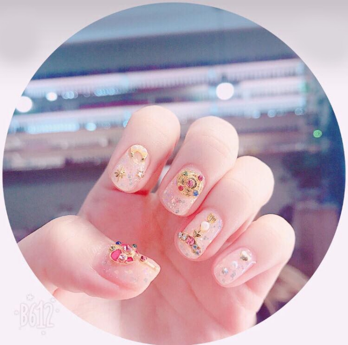 Sailor Moon inspired Nail ideas07