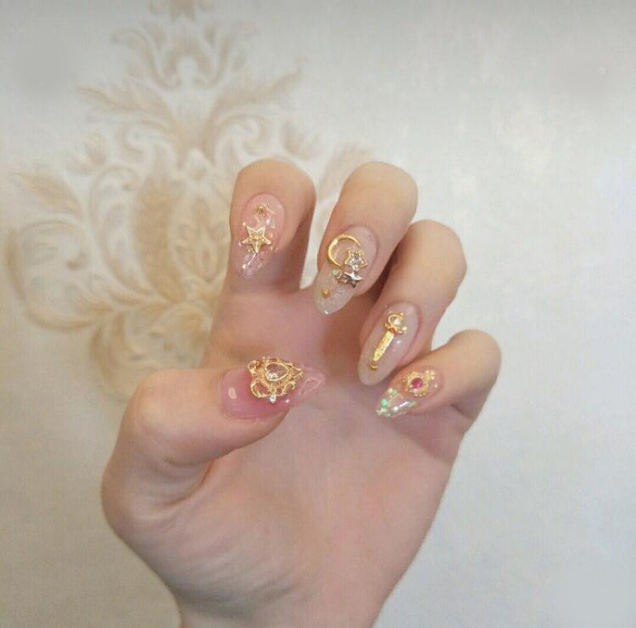 Sailor Moon inspired Nail ideas09