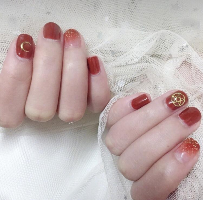 Sailor Moon inspired Nail ideas12